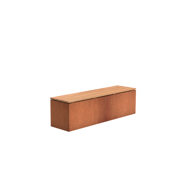 gartenbank-corten-holzauflage-sockel-mauer-150x40x42-ckw31