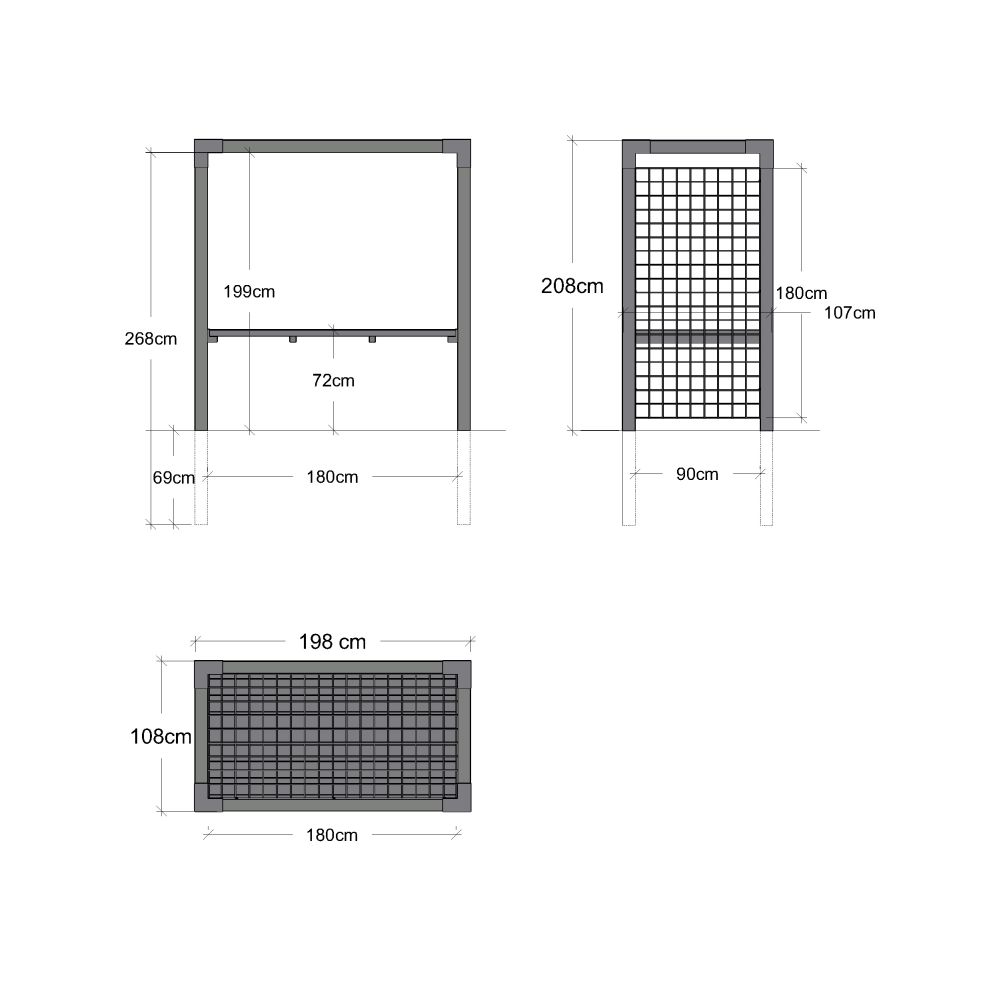 holzpergola-garten-rosenbogen-tisch-fertigbausatz-skizze